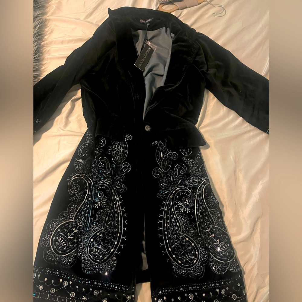 Embellished blazer jacket